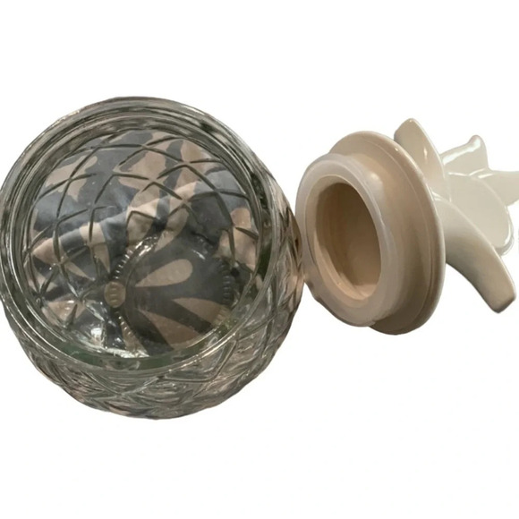 Pineapple Glass Jar height 10", width 5" - Picture 3 of 4